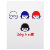 Water polo bring it on paper products personalized letterhead
