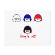 Water polo bring it on paper products postcard