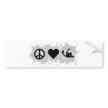 Water polo bumper sticker
