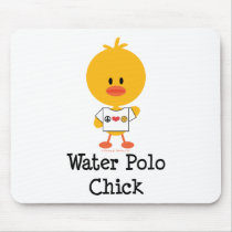 Water Polo Chick Mousepad