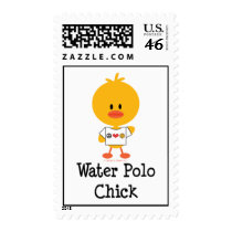 Water Polo Chick Stamps