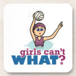 Water Polo Girl Drink Coaster