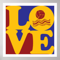 Water Polo Love Poster