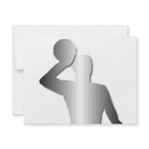 Water polo player silouette custom announcements