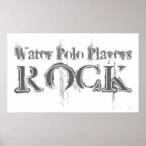 Water Polo Players Rock Posters