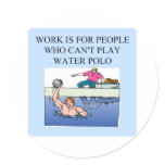 water polo players sticker