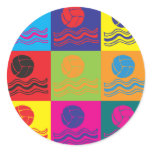 Water Polo Pop Art stickers