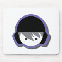 Water polo shop logo with shadow mousepad