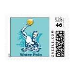 Water Polo Shot Postage Stamps