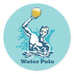 Water Polo Shot Stickers