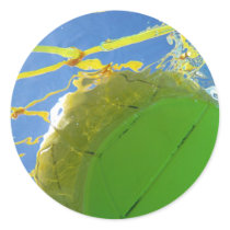 Water Polo Round Stickers