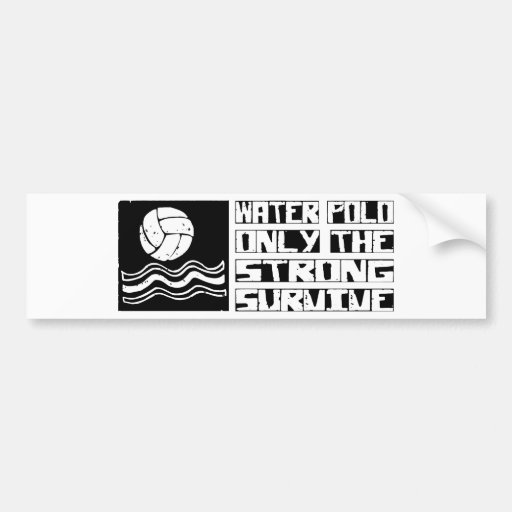 Water Polo Survive Bumper Stickers