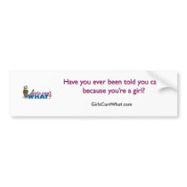 Water Polo Woman Bumper Stickers