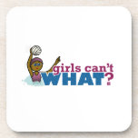 Water Polo Woman Coasters
