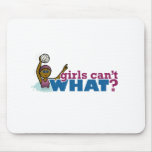 Water Polo Woman Mouse Pad