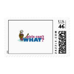 Water Polo Woman Postage Stamp