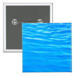 Water pretty deep blue rippling beautiful photo pinback button