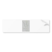 Water Reed Digital art Bumper Sticker
