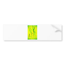 Water Reed Digital Art Bumper Stickers
