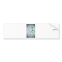 Water Reed Digital Art Bumper Stickers