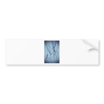 Water Reed Digital art Bumper Stickers