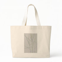 Water Reed Digital art Canvas Bag