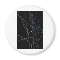 Water Reed Digital art Fridge Magnets