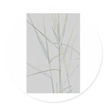 Water Reed Digital art Sticker
