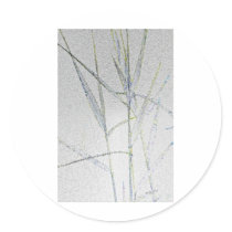 Water Reed Digital art Sticker
