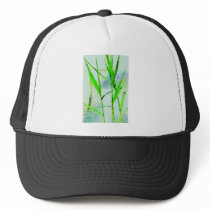 Water Reed Digital Art Trucker Hat