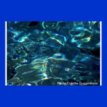 Water reflections Photo Colette Guggenheim posters