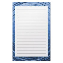 Water Ripple Blue Stationery