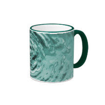 Water Ripple Teal Coffee Mug