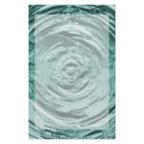 Water Ripple Teal Stationery Design