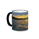 Water ripples in sunset - Sardis Lake Coffee Mugs