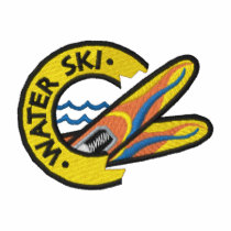 Water Ski embroidered shirts by ZazzleEmbroidery Water Ski embroidered shirts