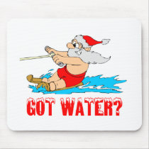 Water Ski Santa mousepads by TeeZazzle Water Ski Santa mousepads