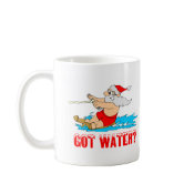 Water Ski Santa mug