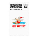 Water Ski Santa postage by TeeZazzle Water Ski Santa postage