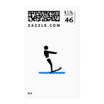 Water Skiing postage by TeeZazzle Water Skiing postage