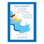 Water Slide Birthday Invitation
