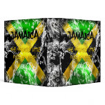 Water splash Jamaica Flag Binder by jamlanddesigns