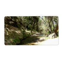 Water Stream Custom Shipping Label