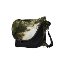 Water Stream Messenger Bag