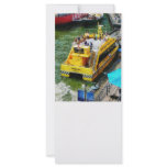 Water Taxi at South Street Seaport NY Custom Rack Card