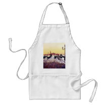 "Water Taxis" Gondola Scene Watercolor Aprons