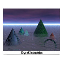 Water Triangles posters