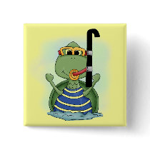 Water Turtle Tshirts and Gifts Buttons