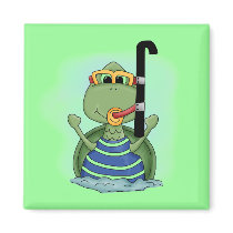 Water Turtle Tshirts and Gifts Refrigerator Magnets