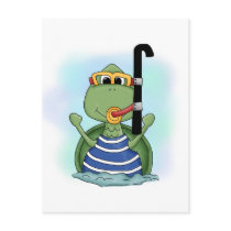 Water Turtle Tshirts and Gifts Post Card
